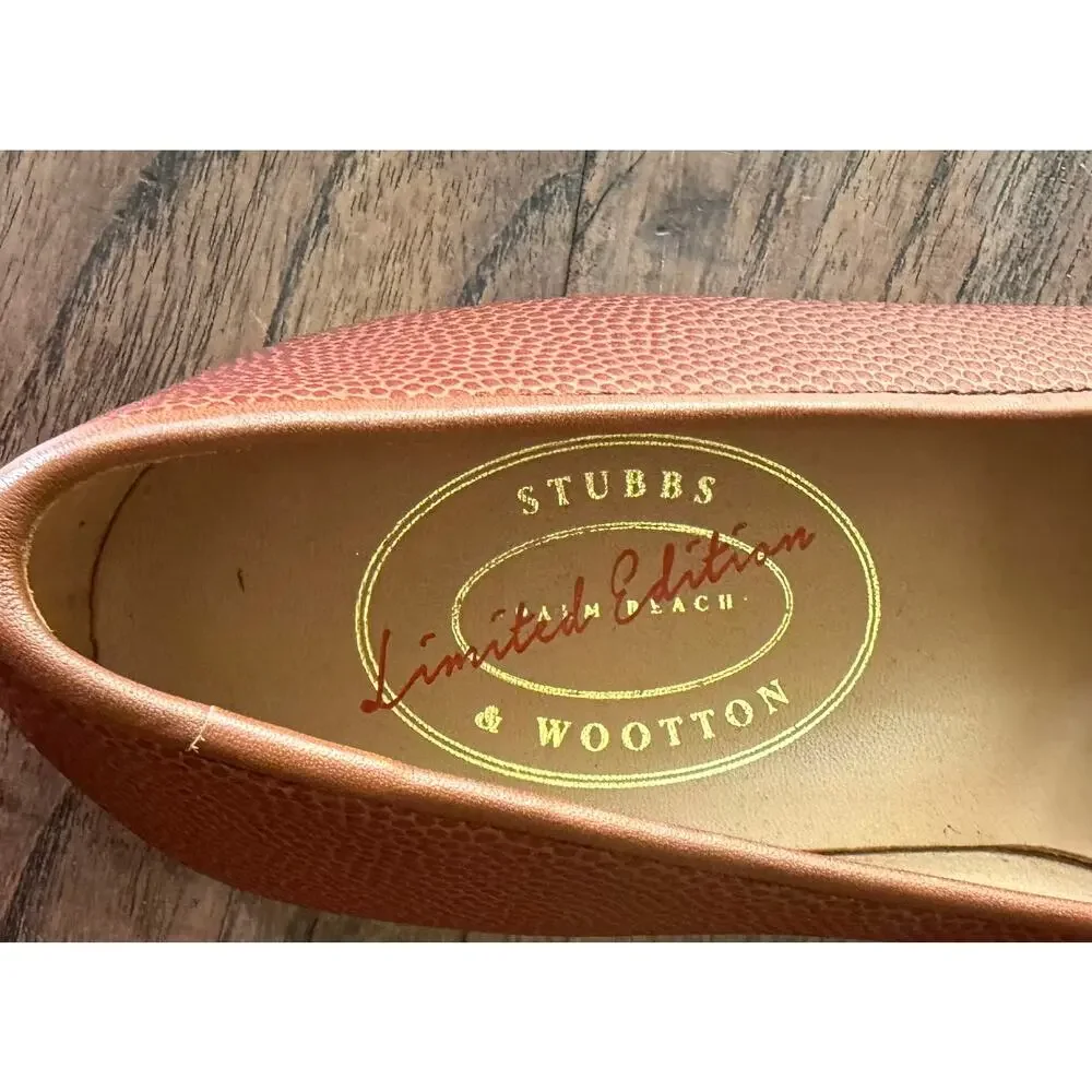 $1095 NEW Stubbs & Wootton Limited Edition 9.5 Leather Loafers NEW + Accessories